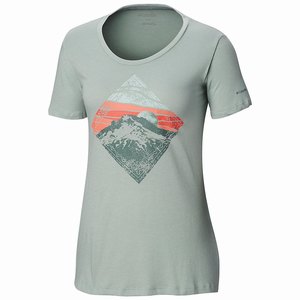 Columbia Camiseta Weekend Views™ Tee Mujer Verdes Claro (109XBYJKL)